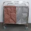 Carro Lavandaria com 2 sacos Inox